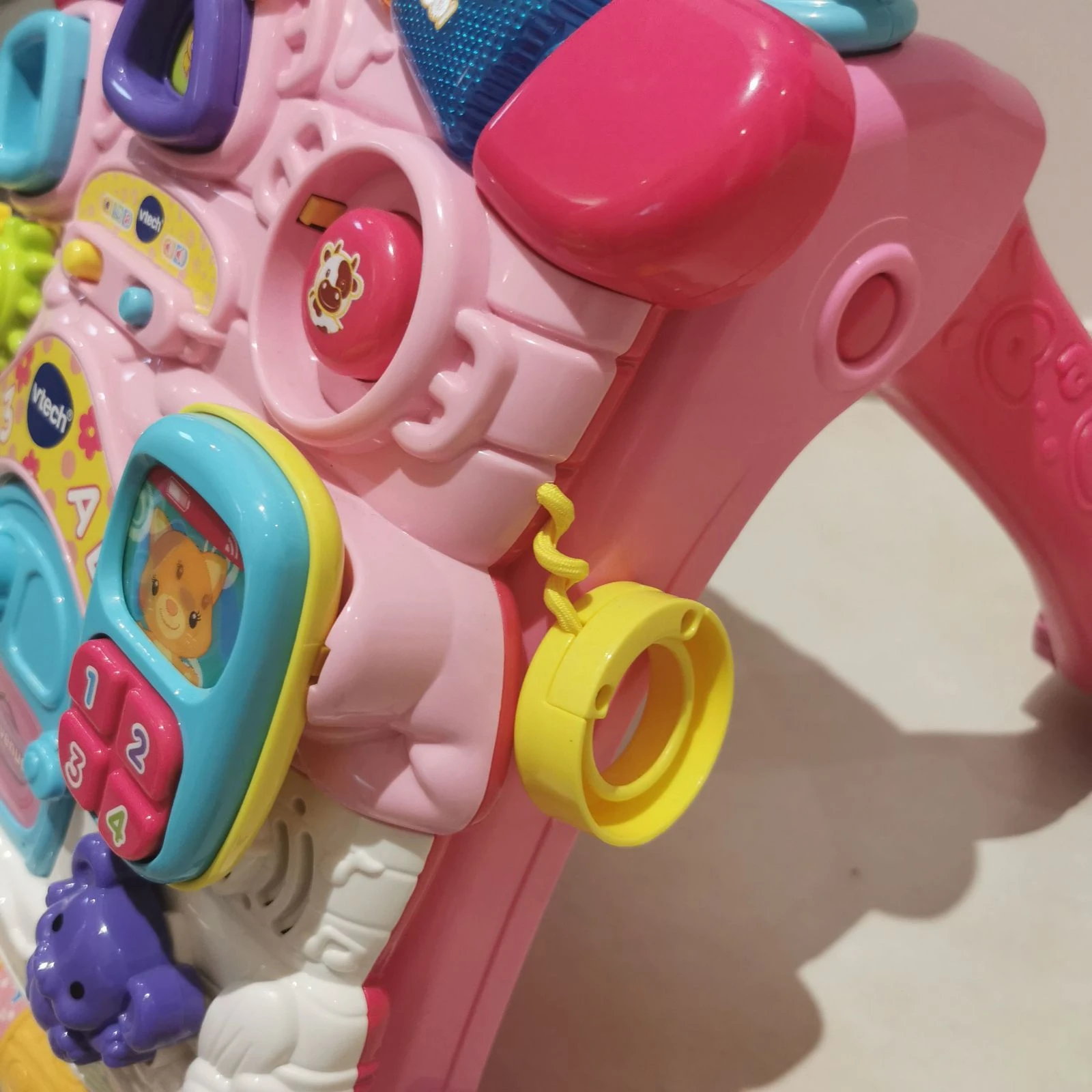 VTech Super Andador Falante Rosa – Andador de caminhada e centro de atividades interativo, novo – photo 6